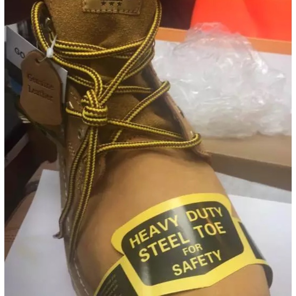 Steel Toe Construction Boots - OSHA Certified - Picture 6 of 8